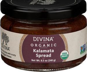 Divina: Organic Kalamata Spread, 8.5 Oz - RubertOrganics