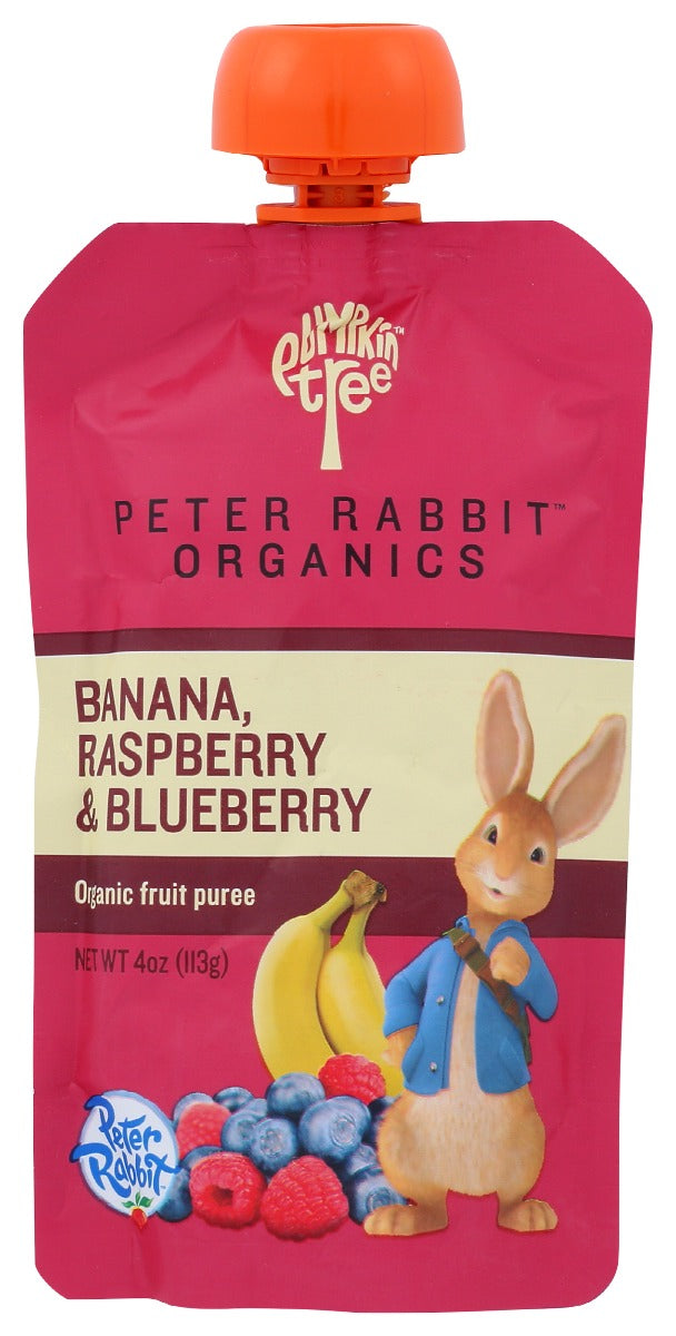 Peter Rabbit: Banana, Raspberry & Blueberry Pouch, 4 Oz