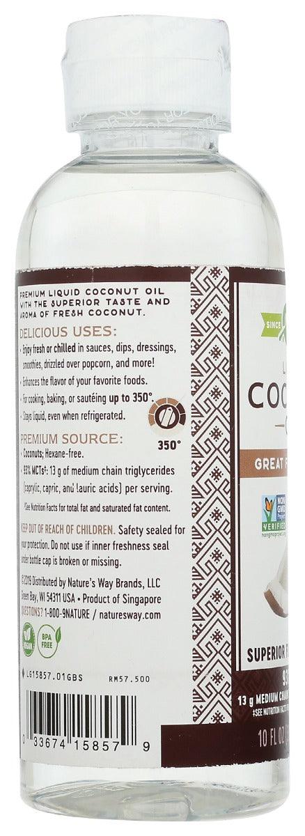 Natures Way: Coconut Oil Liq, 10 Fo - RubertOrganics