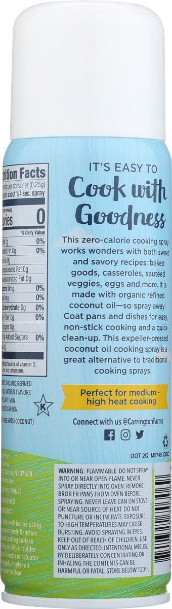 Carrington Farms: Coconut Oil Cooking Spray, 5 Oz - RubertOrganics