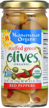 Mediterranean Organics: Olive Grn Stfd Red Pppr, 8.5 Oz