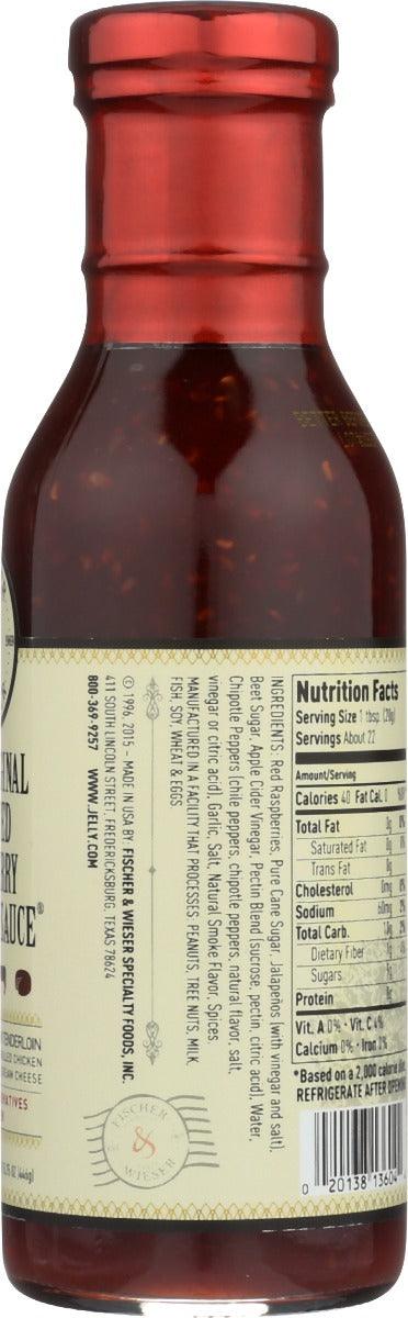 Fischer & Wieser: The Original Roasted Raspberry Chipotle Sauce, 15.8 Oz - RubertOrganics