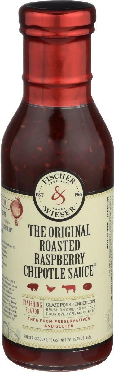 Fischer & Wieser: The Original Roasted Raspberry Chipotle Sauce, 15.8 Oz - RubertOrganics