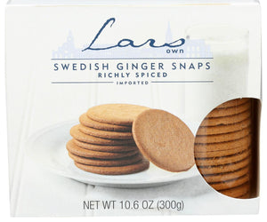 Lars Own: Swedish Ginger Snaps Box, 10.6 Oz - RubertOrganics