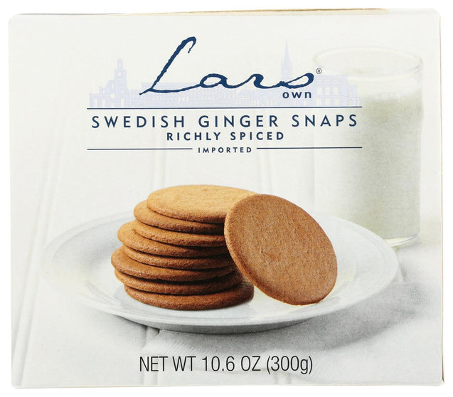 Lars Own: Swedish Ginger Snaps Box, 10.6 Oz - RubertOrganics