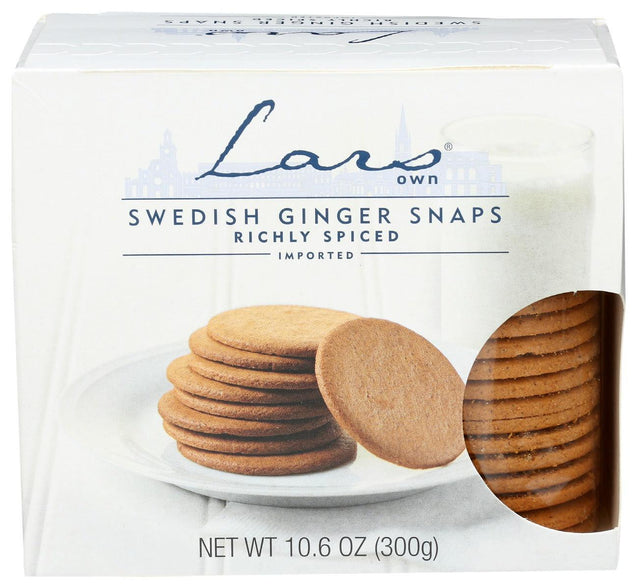 Lars Own: Swedish Ginger Snaps Box, 10.6 Oz - RubertOrganics