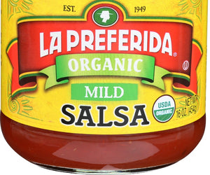 La Preferida: Organic Mild Salsa, 16 Oz