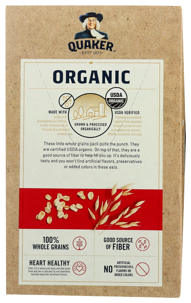 Quaker: Organic Instant Oatmeal Original, 7.9 Oz