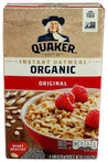 Quaker: Organic Instant Oatmeal Original, 7.9 Oz