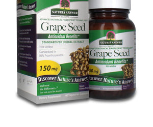 Natures Answer: Hrb Grape Seed Std, 60 Vc - RubertOrganics