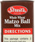 Streits: Whole Wheat Matzo Ball Mix, 4.5 Oz