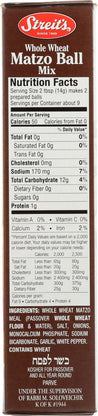 Streits: Whole Wheat Matzo Ball Mix, 4.5 Oz