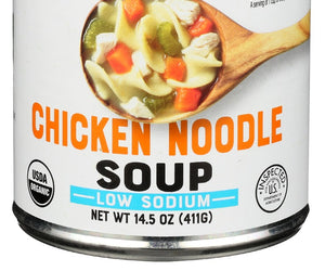 Health Valley: Organic Chicken Noodle Soup Low Sodium, 15 Oz