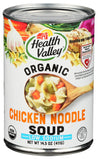 Health Valley: Organic Chicken Noodle Soup Low Sodium, 15 Oz