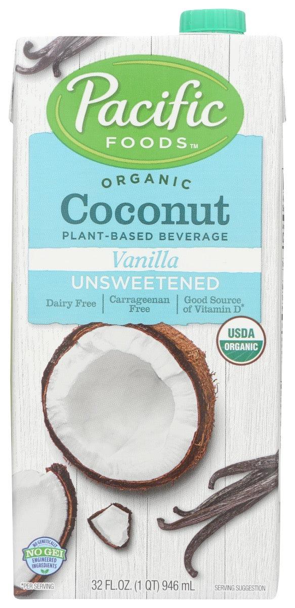 Pacific Foods: Coconut Unswt Van Org, 32 Oz - RubertOrganics