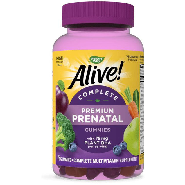 Natures Way: Alive Prenatal Gummy Vit, 75 Ea - RubertOrganics