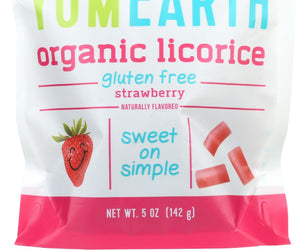 Yumearth: Licorice Strawberry Gf Org, 5 Oz