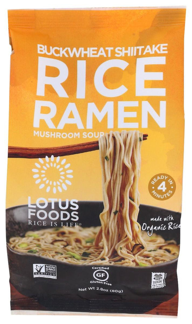 Lotus Foods: Buckwheat Shiitake Rice Ramen Mushroom Soup, 2.8 Oz - RubertOrganics