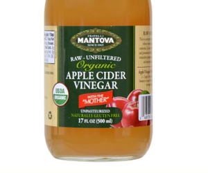 Mantova: Organic Unfiltered Apple Cider Vinegar, 17 Oz