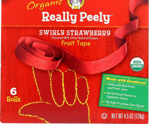 Annies Homegrown: Fruit Peely Swrly Strwbry, 4.5 Oz - RubertOrganics
