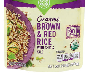 Seeds Of Change: Organic Brown & Red Rice With Chia & Kale, 8.5 Oz