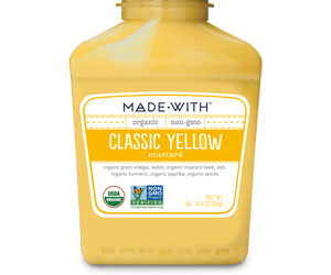 Made With: Organic Classic Yellow Mustard, 9 Oz