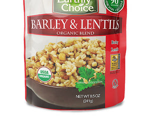 Natures Earthly Choice: Organic Barley And Lentils, 8.5 Oz