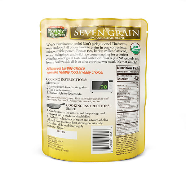 Natures Earthly Choice: Organic Seven Grain, 8.5 Oz