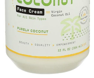 Alaffia: Everyday Coconut Face Cream Purely Coconut, 12 Fo - RubertOrganics