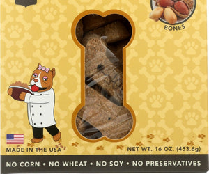 Doggy Delirious: Dog Bone Pb, 16 Oz