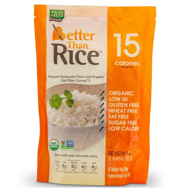 Better Than Rice: Organic Konnyaku Rice, 14 Oz