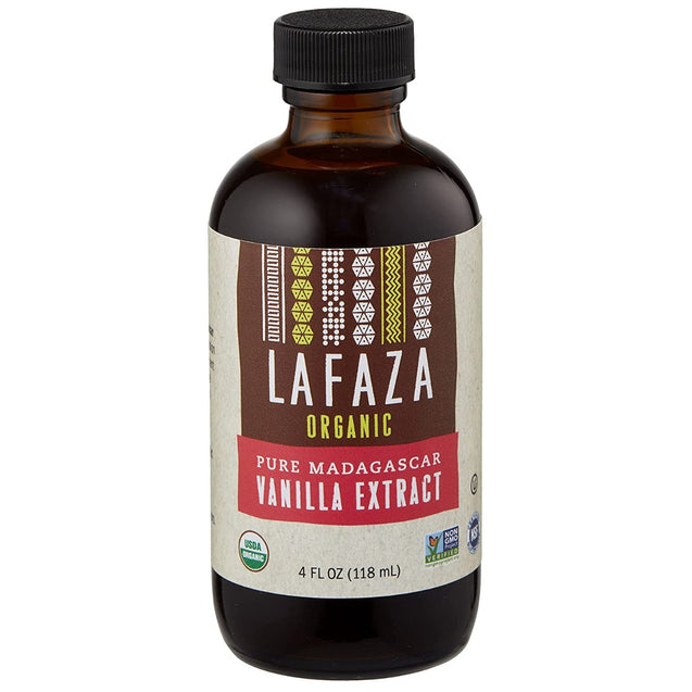 Lafaza: Vanilla Extract Madagascar Bourbon Organic, 4 Oz