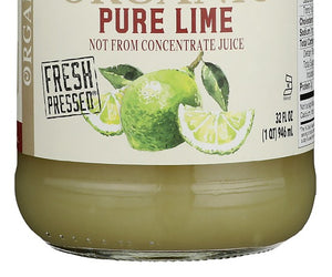Lakewood: Organic Pure Lime Juice, 32 Oz