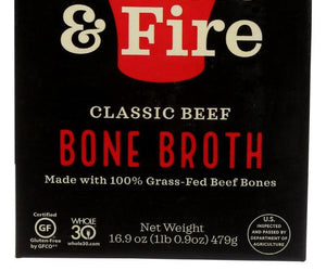 Kettle And Fire: Beef Bone Broth, 16.9 Fo - RubertOrganics