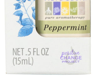 Aura Cacia: Peppermint Cooling Essential Oil, 0.5 Oz
