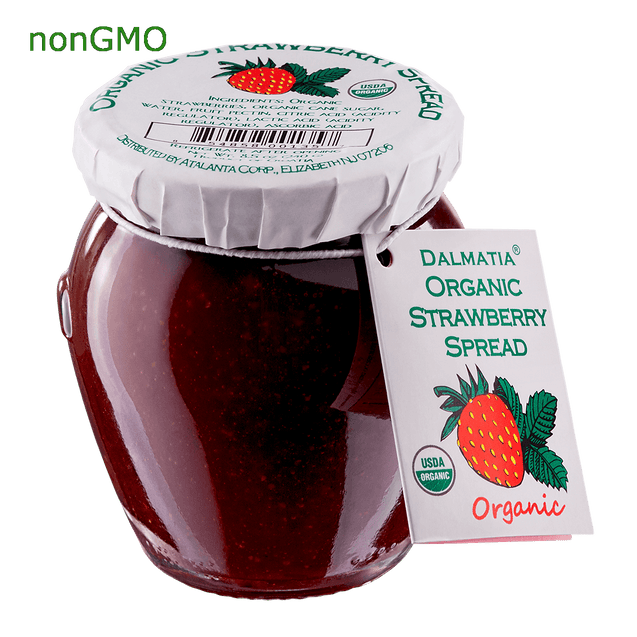 Dalmatia: Spread Strwbry Org, 8.5 Oz - RubertOrganics