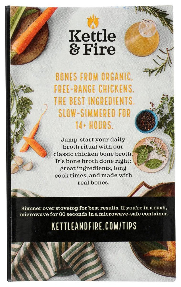 Kettle And Fire: Chicken Bone Broth, 16.9 Fo - RubertOrganics