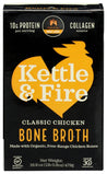 Kettle And Fire: Chicken Bone Broth, 16.9 Fo - RubertOrganics