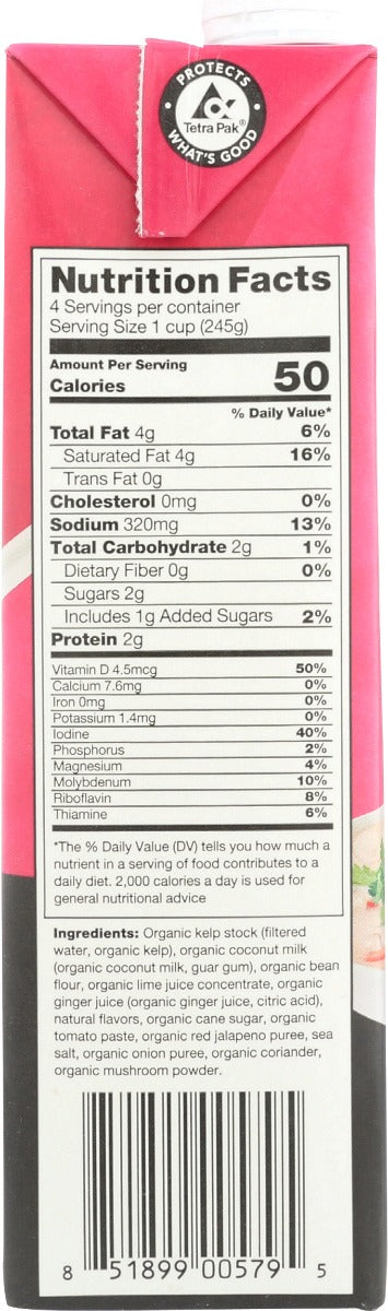 Oceans Halo: Organic Thai Coconut Broth, 32 Fo