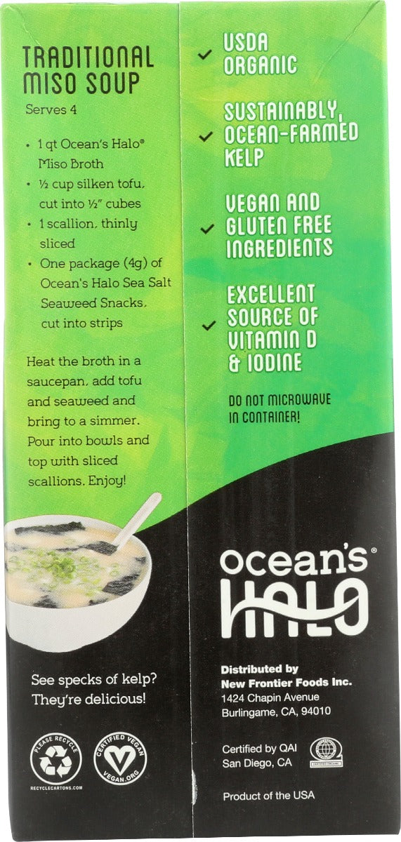 Oceans Halo: Organic Miso Broth, 32 Fo