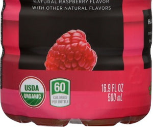 Teas Tea: Organic Ice Steeped Cold Brew Raspberry Black Tea, 16.9 Fo