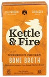 Kettle And Fire: Mushroom Chicken Bone Broth, 16.9 Fo - RubertOrganics