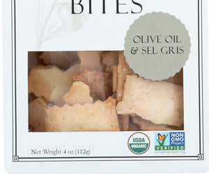 Rustic Bakery: Flatbread Bite Olv Oil, 4 Oz