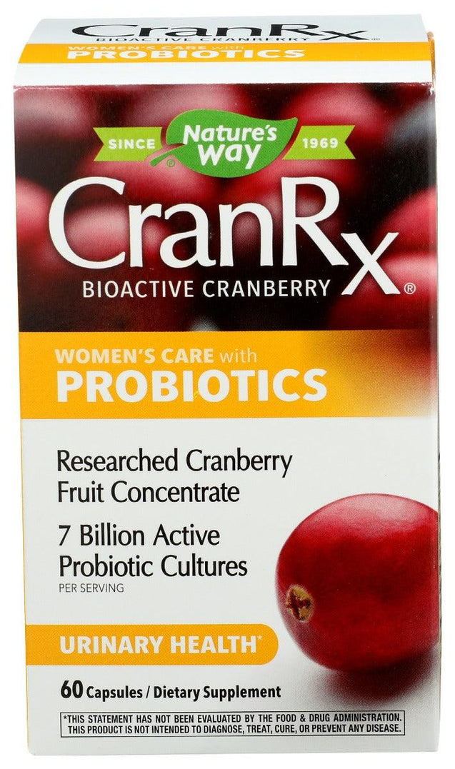 Natures Way: Cranrx Bioactive Cranberry, 60 Cp - RubertOrganics