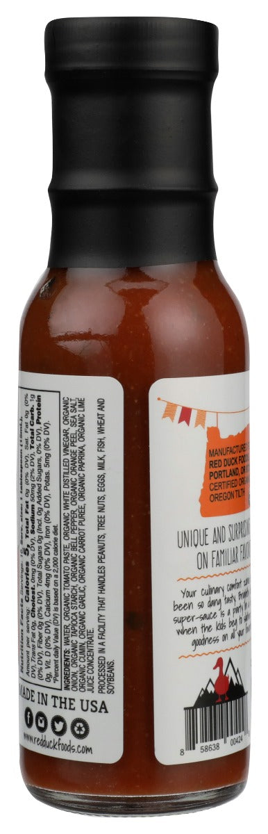 Red Duck: Organic Approachably Mild Taco Sauce, 8 Oz