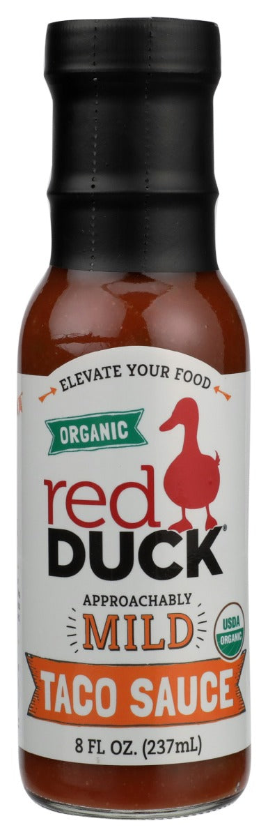 Red Duck: Organic Approachably Mild Taco Sauce, 8 Oz