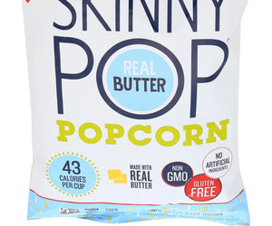 Skinny Pop: Real Butter Popped Corn, 4.4 Oz