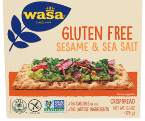 Wasa: Gluten Free Sesame And Sea Salt, 6.1 Oz