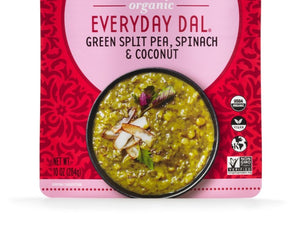 Maya Kaimal: Green Split Pea Spinach & Coconut Organic Everyday Dal, 10 Oz