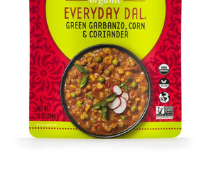 Maya Kaimal: Green Garbanzo Corn & Coriander Organic Everyday Dal, 10 Oz